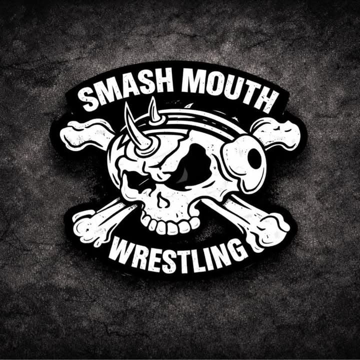 Smash Mouth Wrestling real Facebook profile skull logo