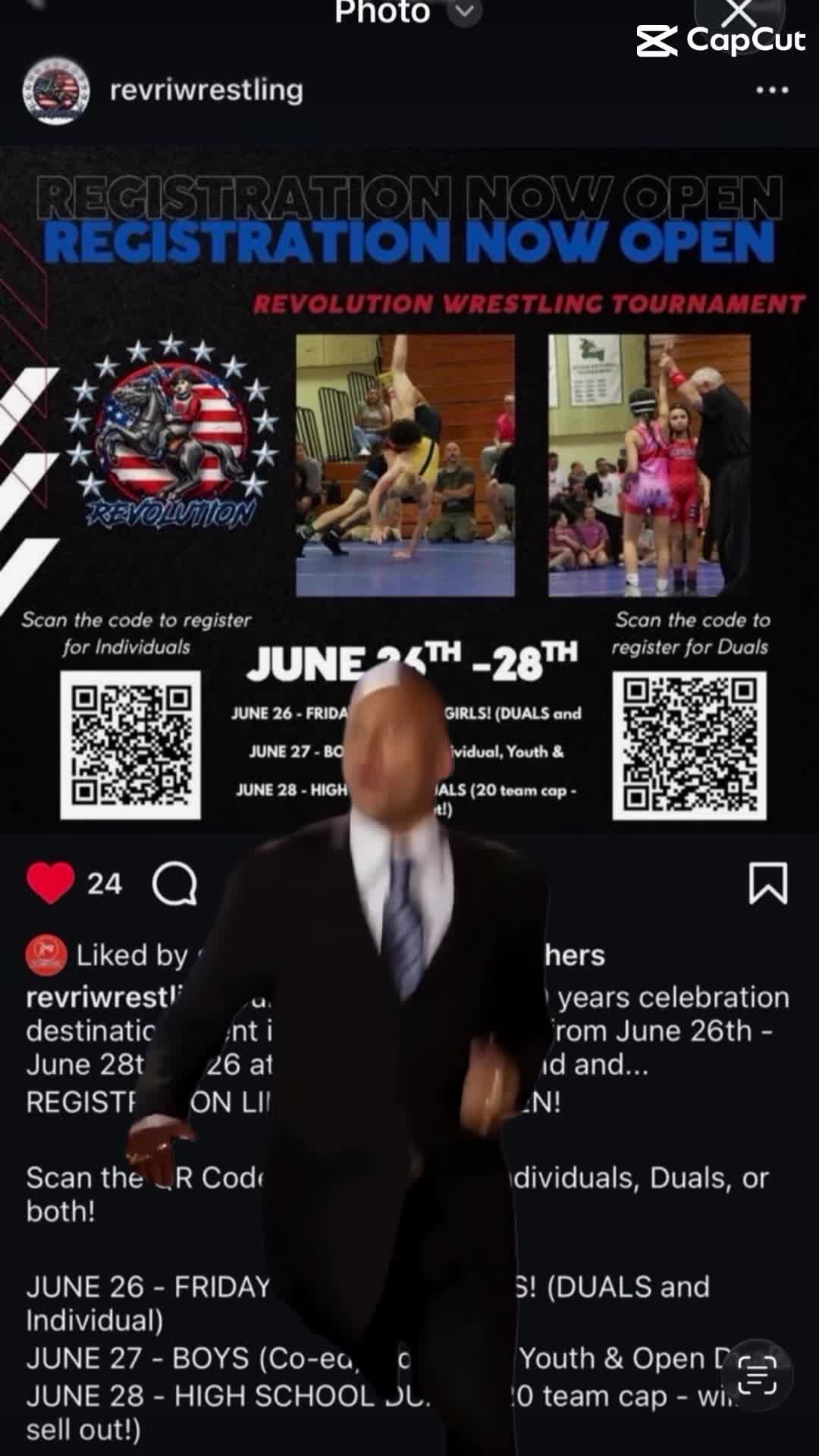 Smash Mouth Wrestling real Instagram practice frame